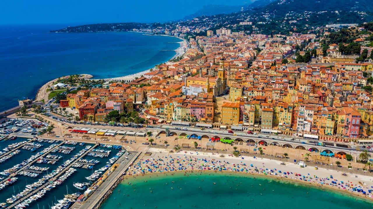 "Jardin Du Pian" Calme, Proche Gare, Mer Menton Exterior foto